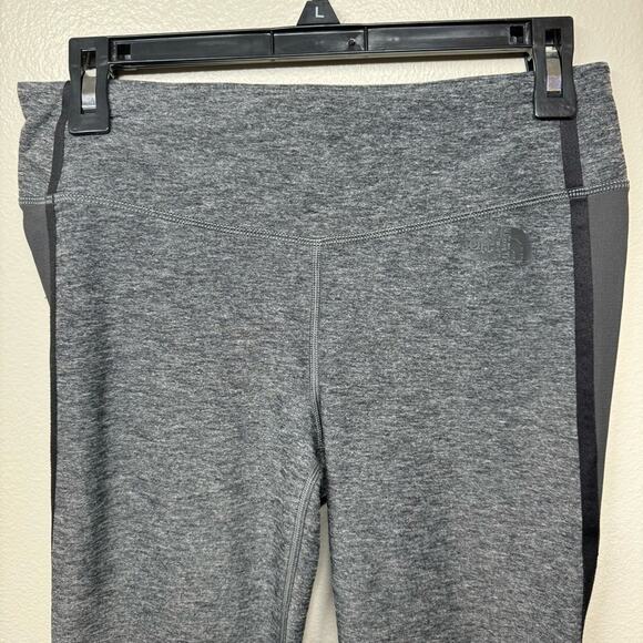 THE NORTH FACE Dynamix Leggings FlashDry XD Panels Heathered Gray Womens Medium - Picture 2 of 7